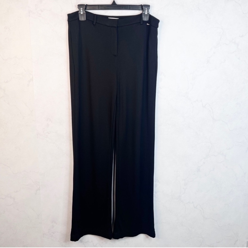 Calvin Klein Elegant Black Wide Leg Trousers
